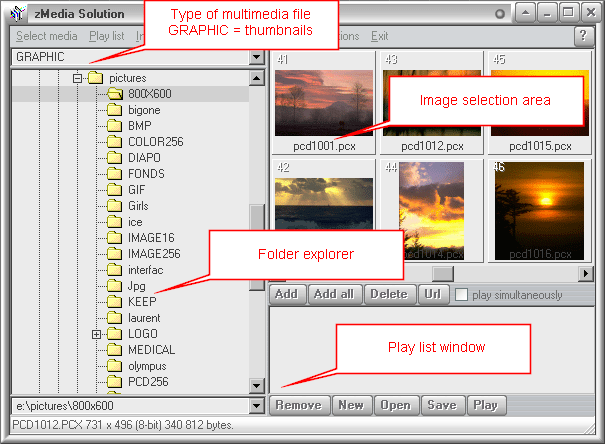 graphic, video, mp3, ogg, wma, mpeg, avi, divx, swf, html, playlist, skin, slide