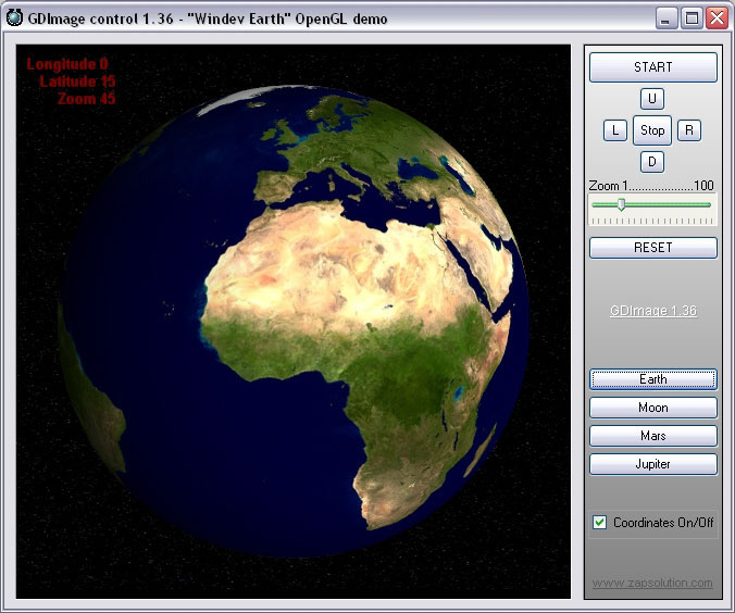 [Demo GDImage - Windev Earth]
